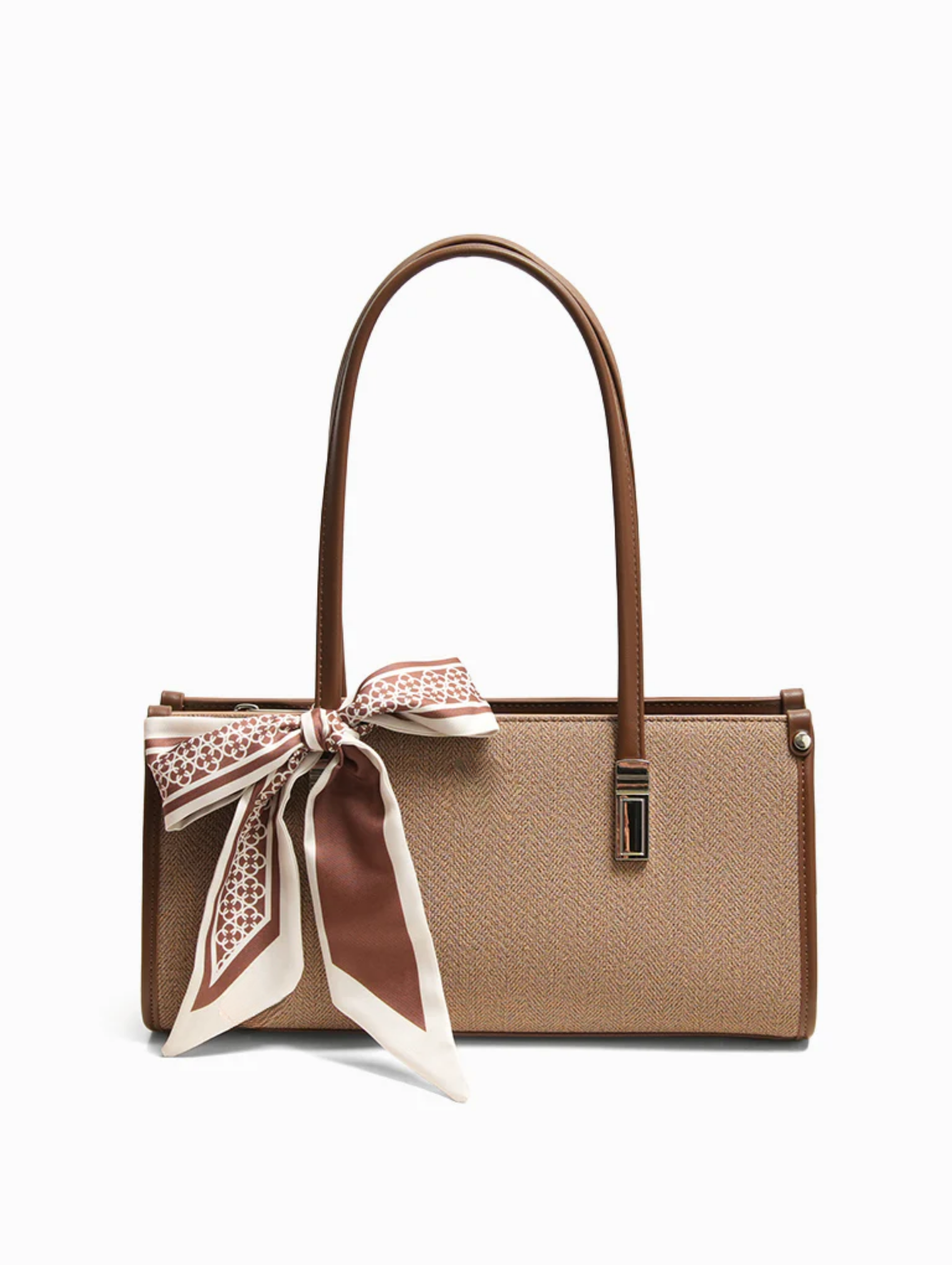 The Park Avenue East-West Tote (Sienna Weave)