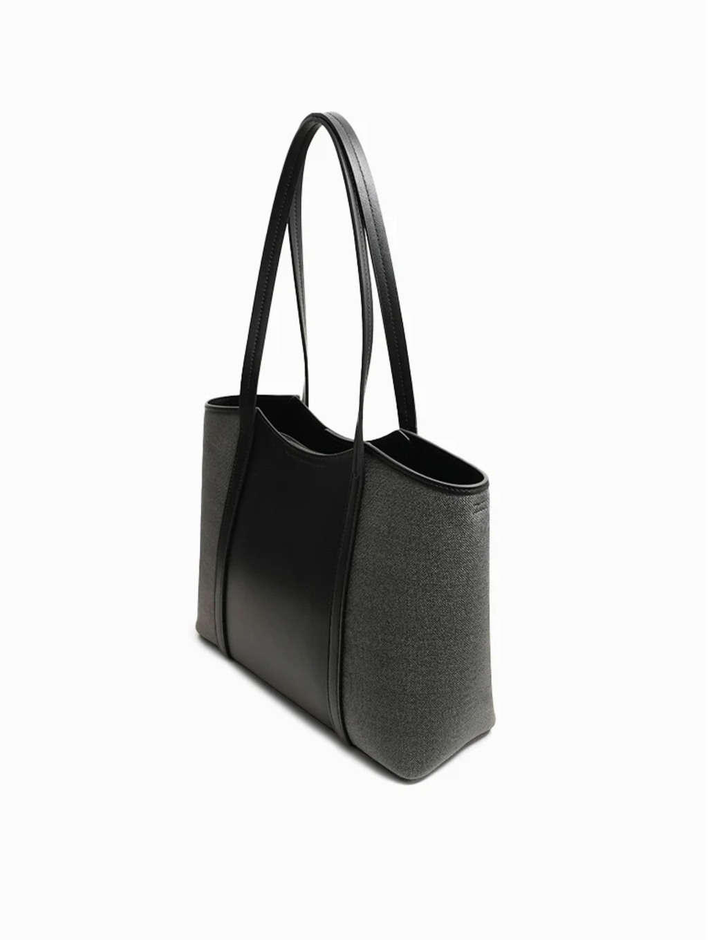 The Greenwich Mixed-Media Tote (Midnight Marl)