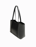 The Greenwich Mixed-Media Tote (Midnight Marl)