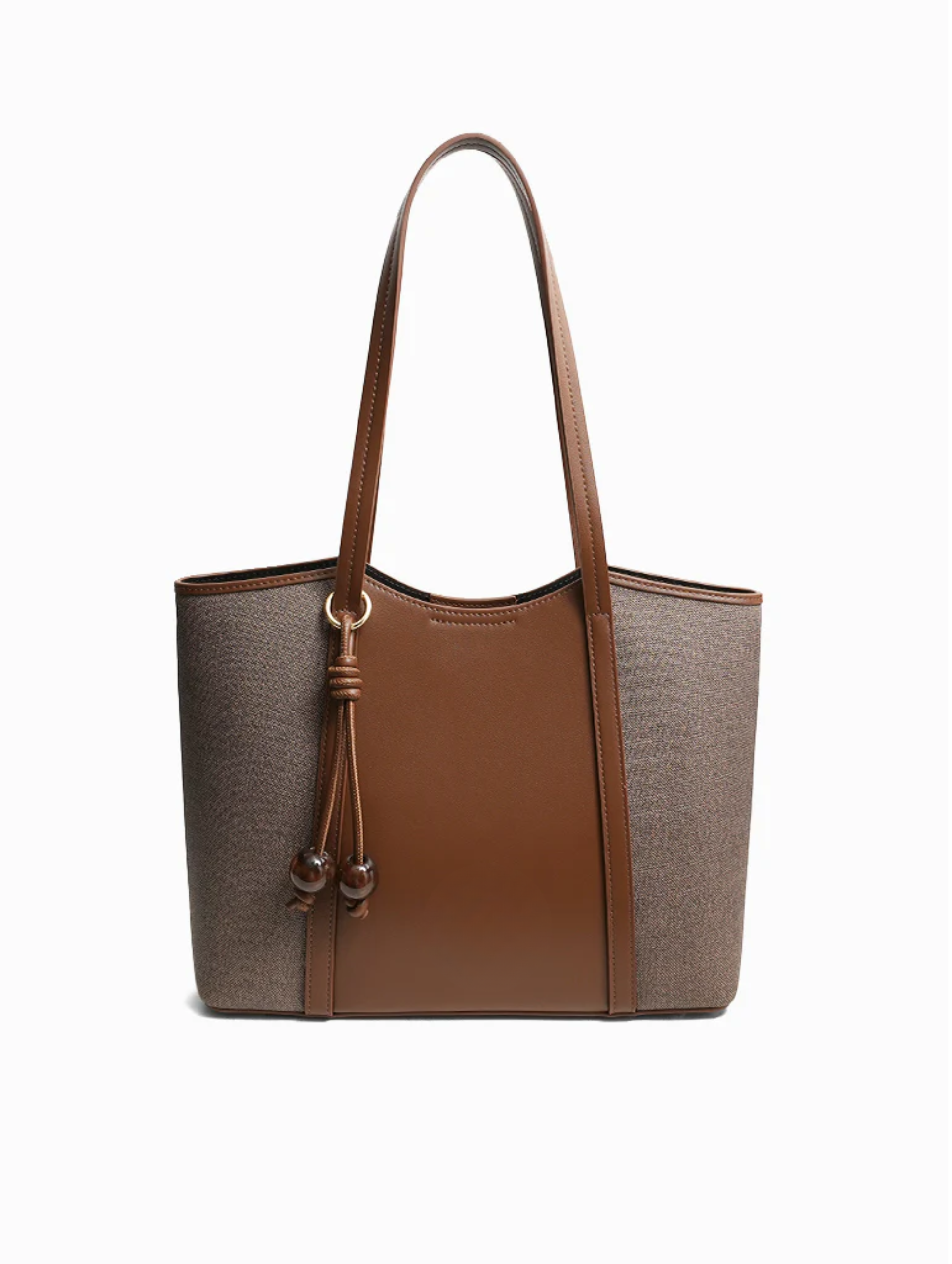 The Greenwich Mixed-Media Tote (Rustic Earth)