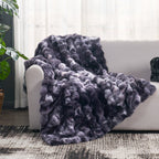 Tie-Dye Faux Fur Throw
