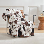 Cow Faux Fur Throw