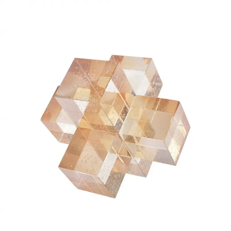 Gilded Bubble-Glass Centerpiece