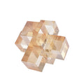 Gilded Bubble-Glass Centerpiece