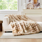 Tie-Dye Faux Fur Throw