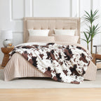 Cow Faux Fur Throw