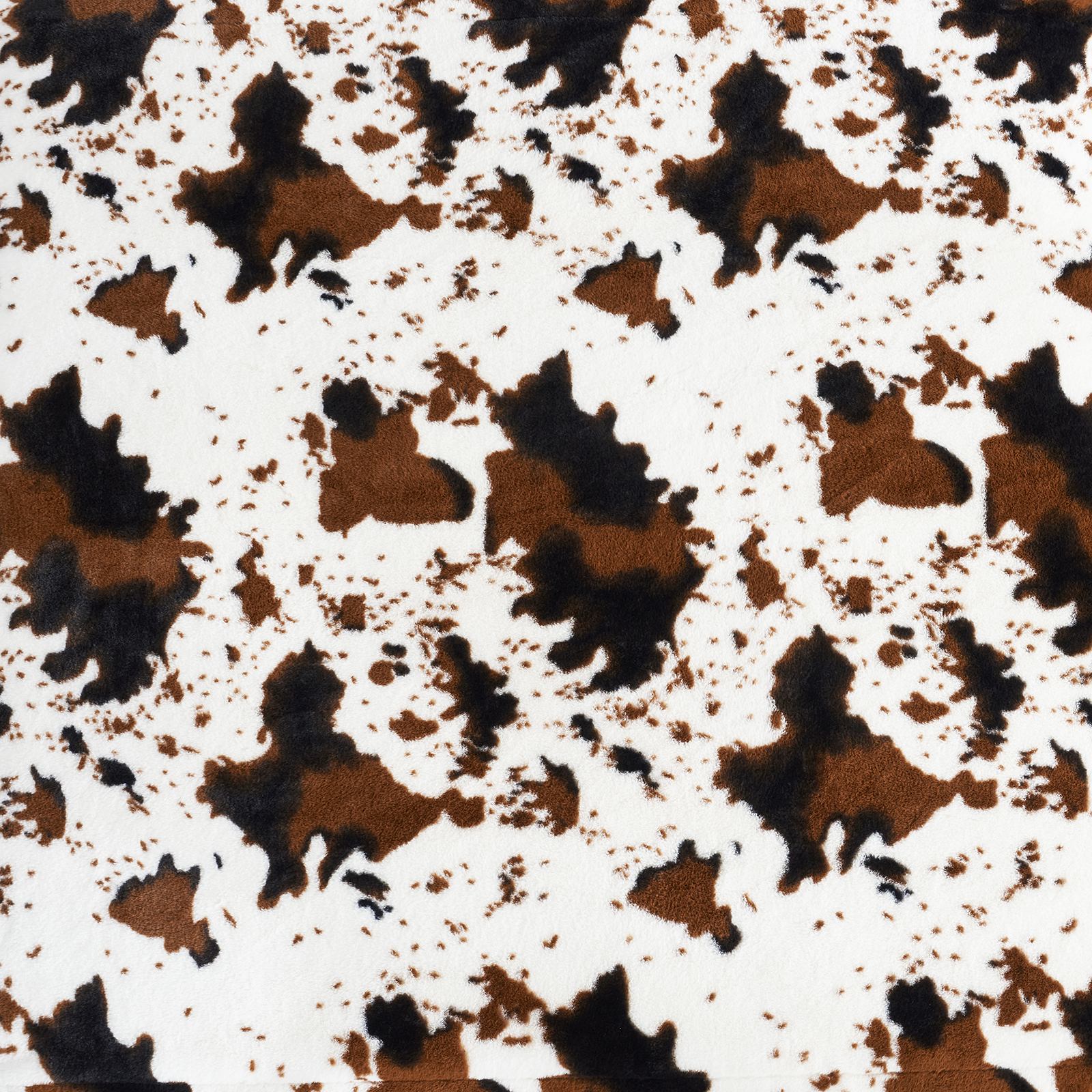 Cow Faux Fur Throw