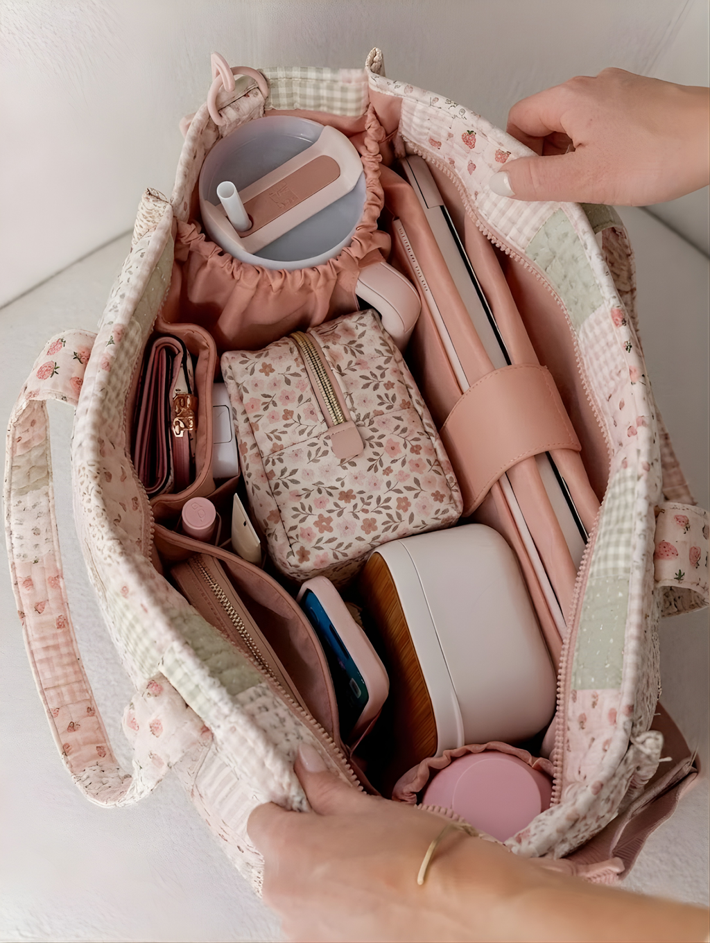 The Strawberry Field Quilt Duffle