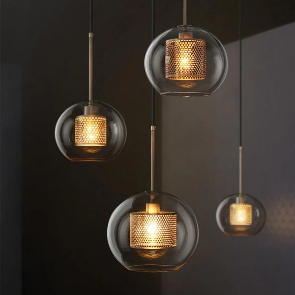Vintage-Inspired Wrought Iron Ceiling Light