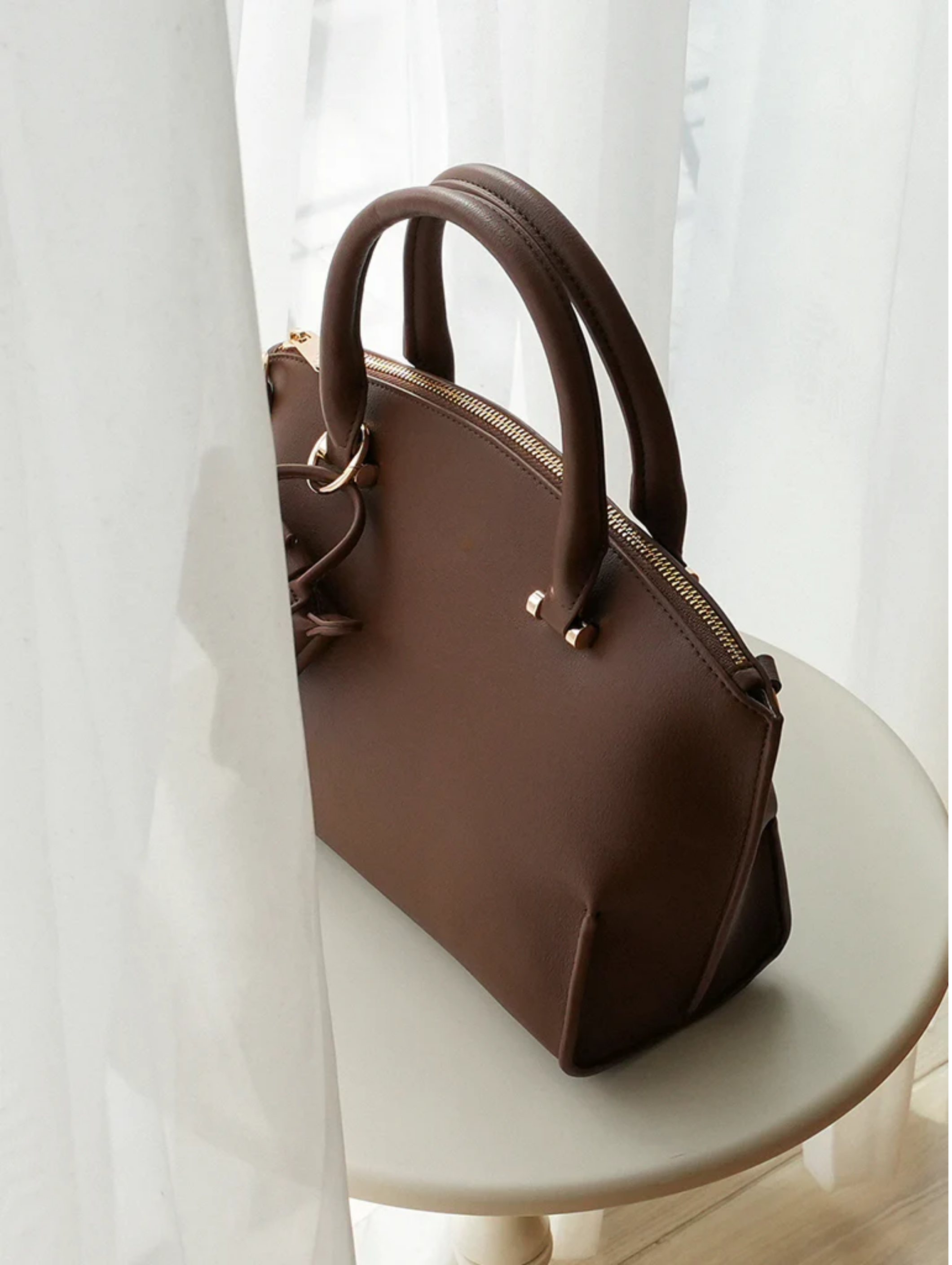 The Belmont Dome Satchel (Havanah)