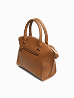 The Belmont Dome Satchel (Golden Cognac)