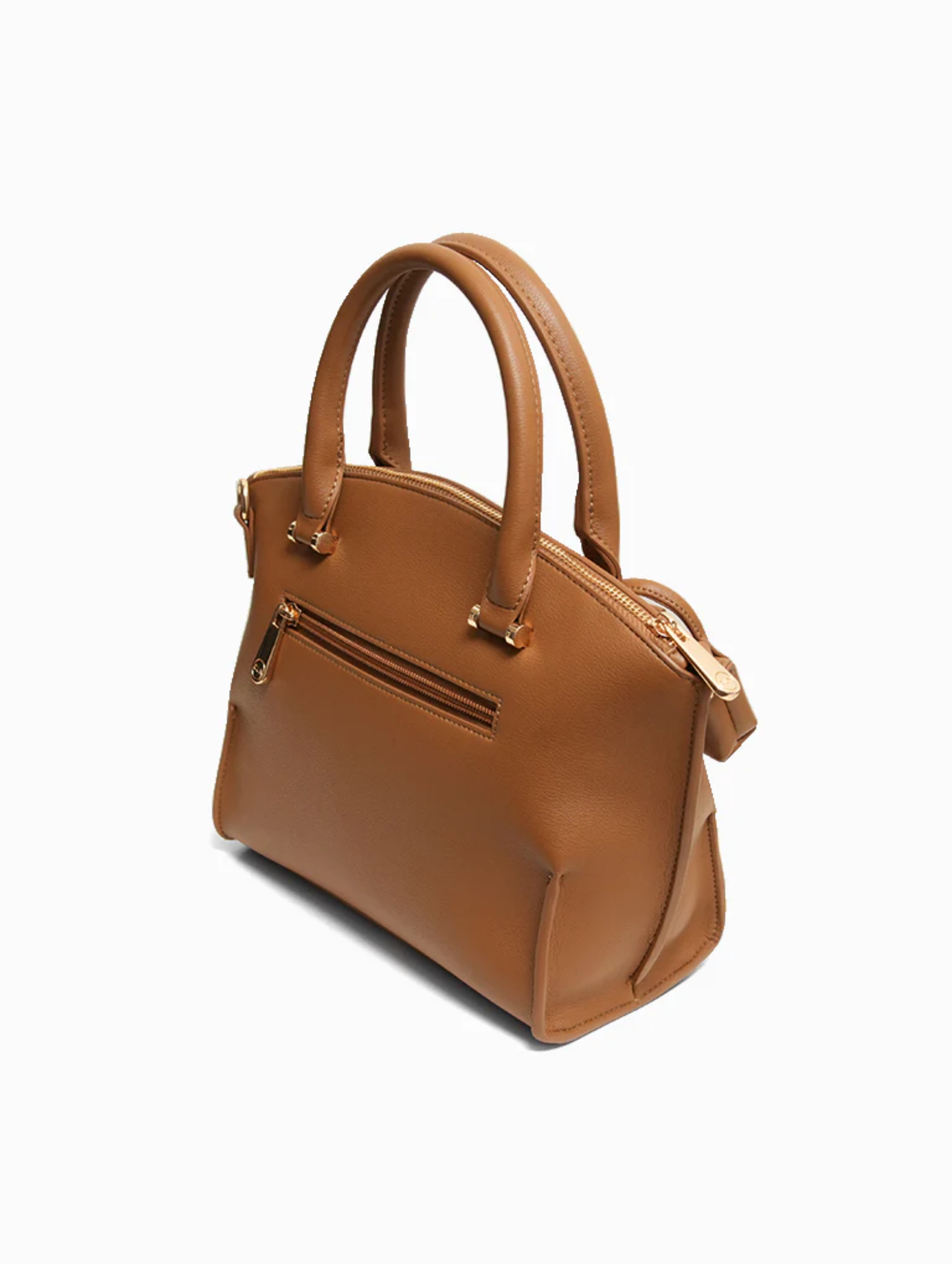 The Belmont Dome Satchel (Golden Cognac)