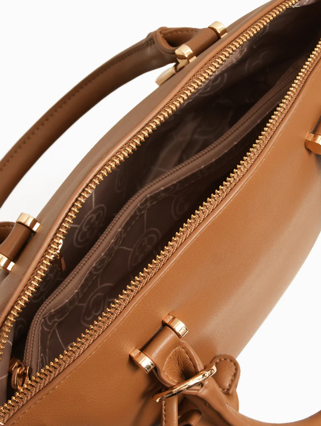 The Belmont Dome Satchel (Golden Cognac)