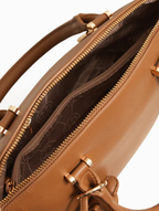 The Belmont Dome Satchel (Golden Cognac)
