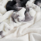 Cow Faux Fur Throw