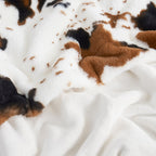 Cow Faux Fur Throw
