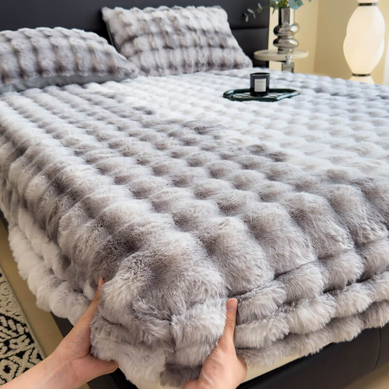 Faux Plush Fitted Sheet