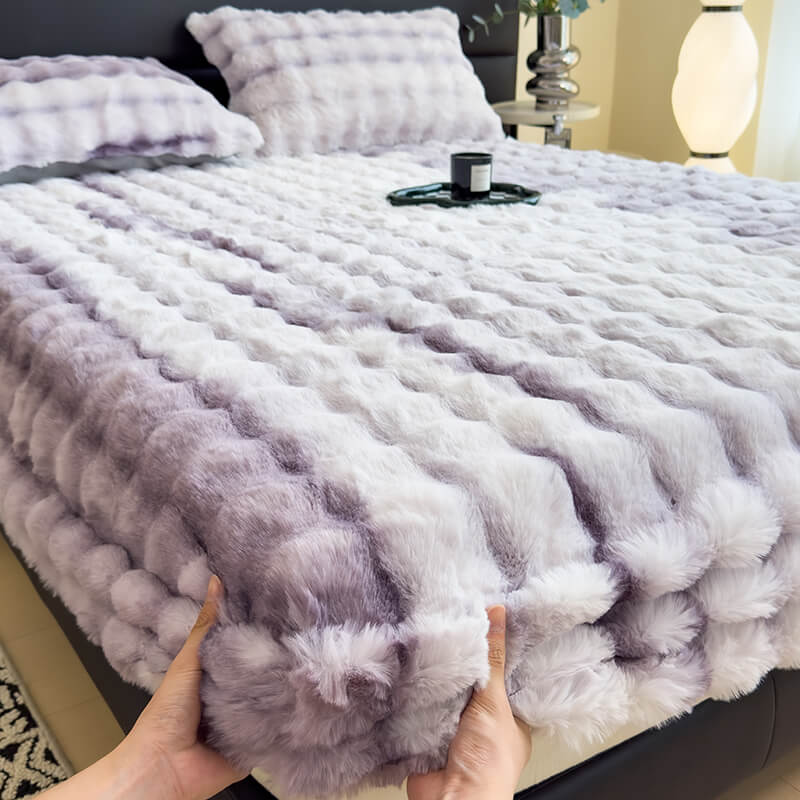 Faux Plush Fitted Sheet
